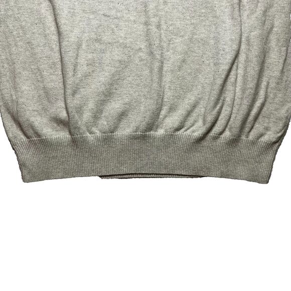 American Eagle Men’s V-Neck Cotton Sweater XL Gray Athletic Fit - Picture 8 of 11